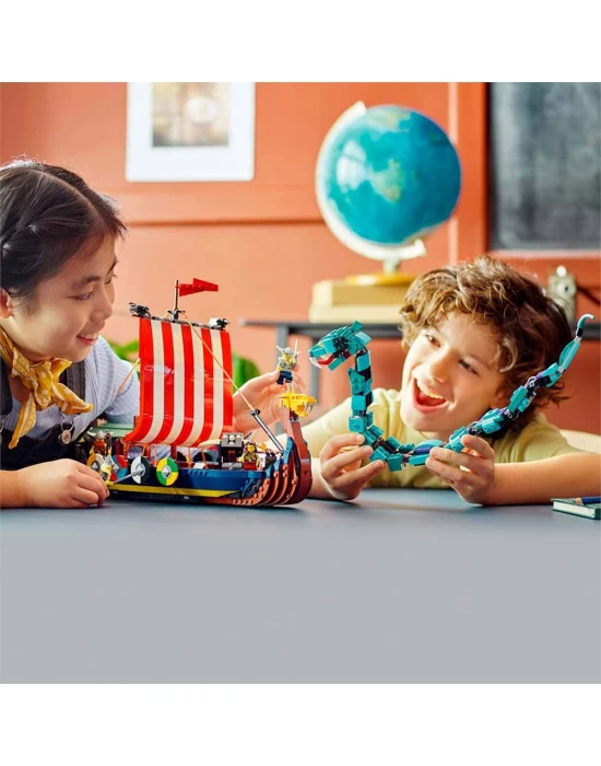LEGO Creator Viking Gemisi ve Midgard Yılanı 31132