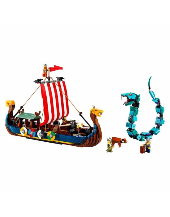 LEGO Creator Viking Gemisi ve Midgard Yılanı 31132
