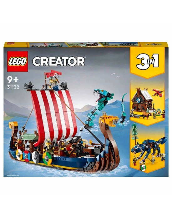 LEGO Creator Viking Gemisi ve Midgard Yılanı 31132