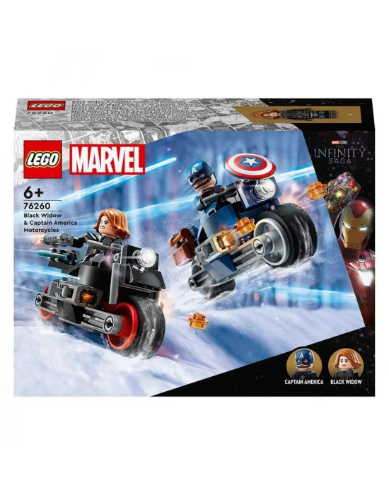 LEGO Marvel Black Widow ve Kaptan Amerika Motosikletleri 76260
