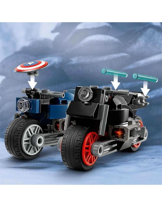 LEGO Marvel Black Widow ve Kaptan Amerika Motosikletleri 76260