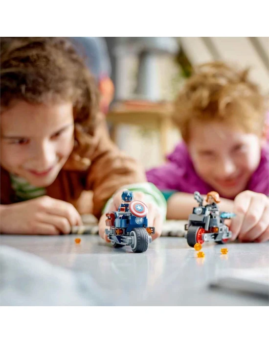 LEGO Marvel Black Widow ve Kaptan Amerika Motosikletleri 76260