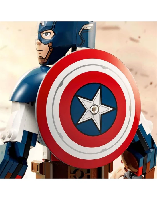 LEGO Marvel Kaptan Amerika Yapım Figürü 76258