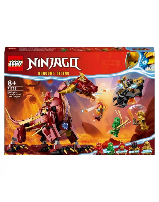 LEGO Ninjago Heatwave Dönüşen Lav Ejderhası 71793