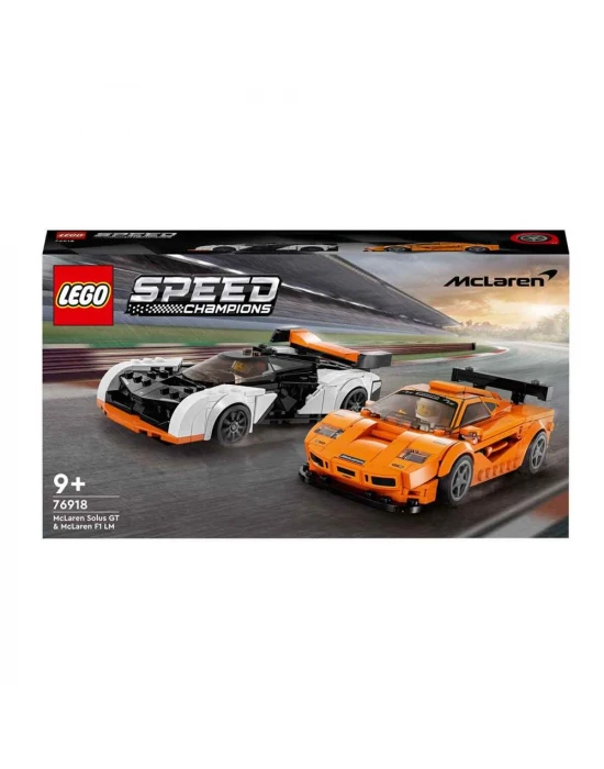 LEGO Speed Champions Mclaren Solus GT ve Mclaren F1 LM 76918