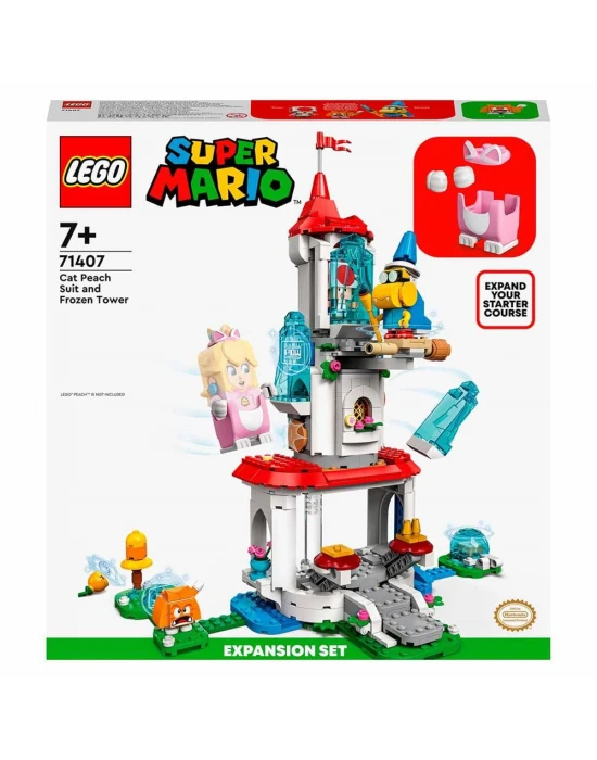 Lego Super Mario Cat Peach Kostümü ve Donmuş Kule Ek Macera Seti