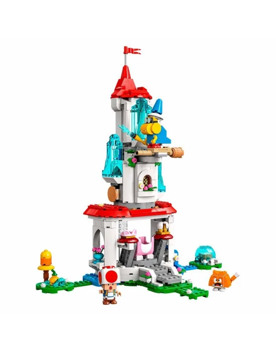 Lego Super Mario Cat Peach Kostümü ve Donmuş Kule Ek Macera Seti