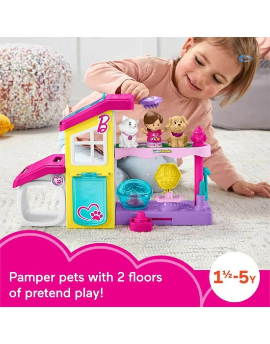Little People Barbie Hayvan Dostu Spa Merkezi