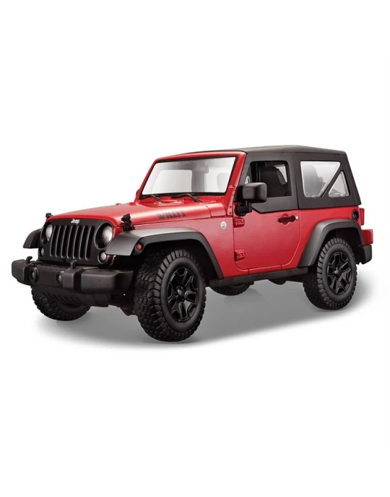 Maisto 2014 Jeep Wrangler 1-18 Model Araba s-e Kırmızı