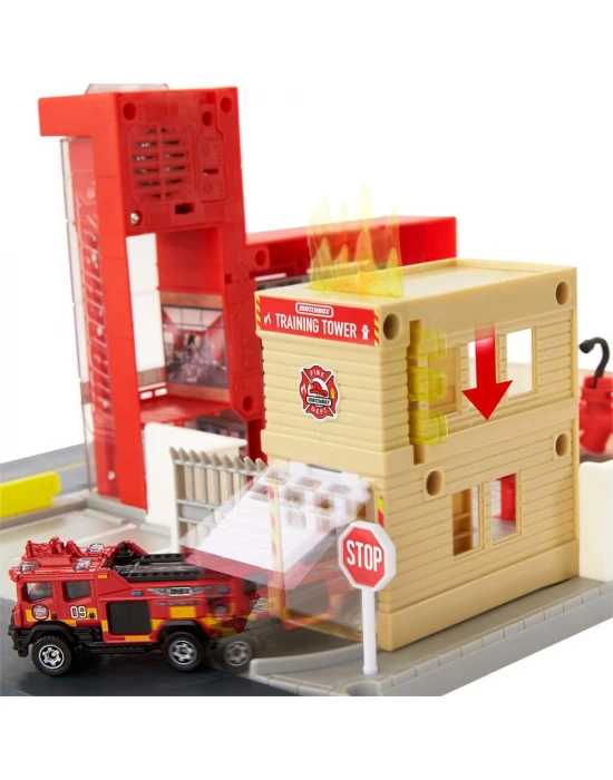 Matchbox Aksiyon Sürücüleri İtfaiye Kurtarma Ekibi Oyun Seti
