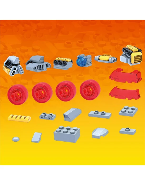 Mega Hot Wheels Aksesuarlı Dörtlü Araç Seti