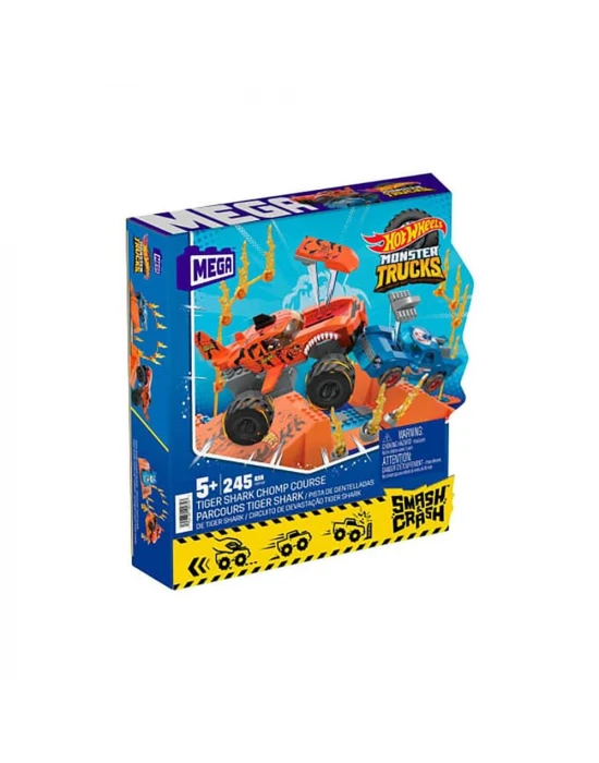 MEGA Hot Wheels Smash N Crash Tiger Shark Çarpışma Pisti