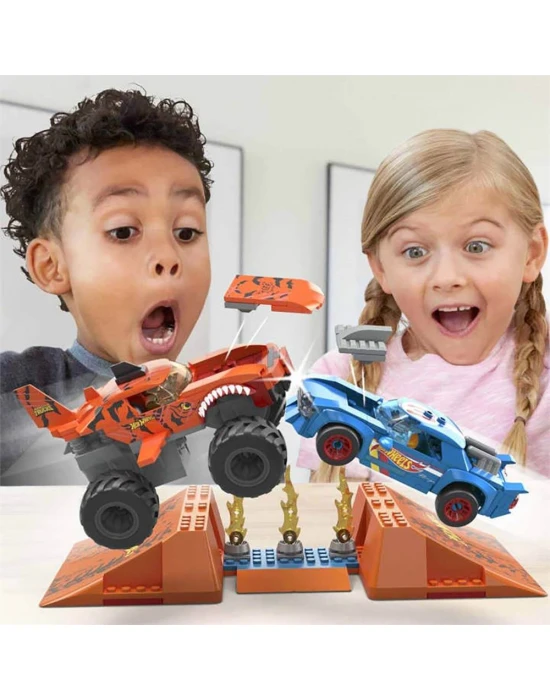MEGA Hot Wheels Smash N Crash Tiger Shark Çarpışma Pisti