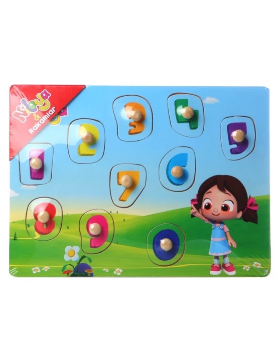 Niloya Ahşap Puzzle - Rakamlar