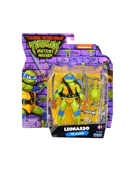 Ninja Turtles Mutant Mayhem Aksiyon Figürler Leonardo 83281