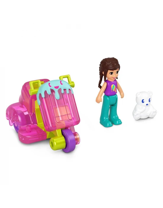 Polly Pocketın Muhteşem Araçları Oyun Setleri HKV59