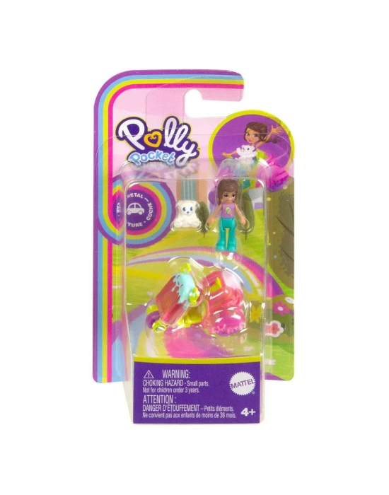 Polly Pocketın Muhteşem Araçları Oyun Setleri HKV59