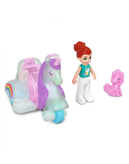 Polly Pocketın Muhteşem Araçları Oyun Setleri HMJ81