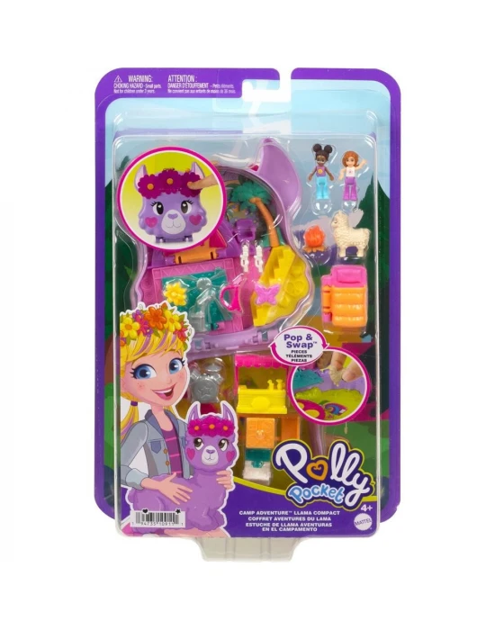 Polly Pocket Kamp Macerası Lamalı Oyun Seti
