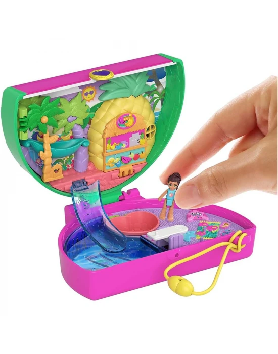 Polly Pocket Karpuzlu Havuz Partisi Kompakt Oyun Seti