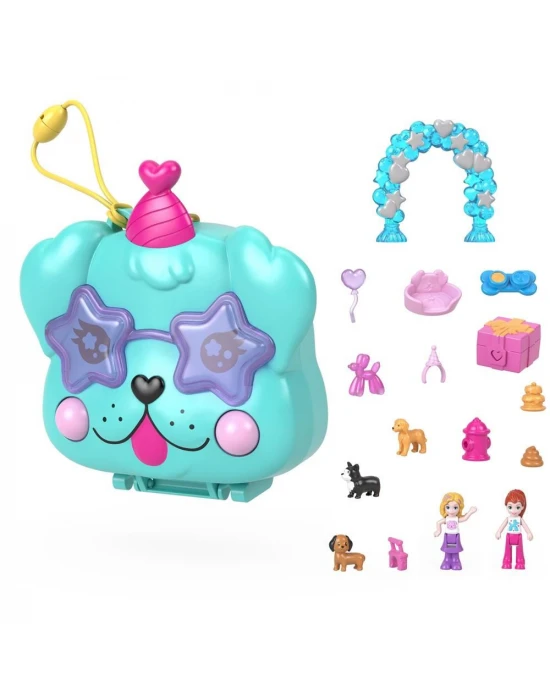 Polly Pocket Minik Köpeğin Doğumgünü Partisi Oyun Seti