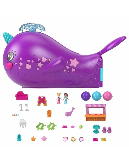 Polly Pocket Sparkle Cove Adventure Deniz Gergedanı Oyun Seti