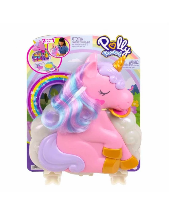 Polly Pocket Tek Boynuzlu Atın Güzellik Salonu HKV51