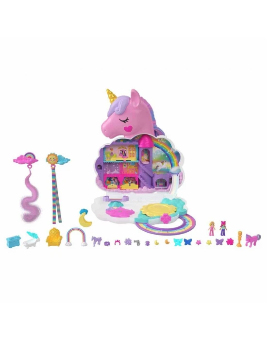 Polly Pocket Tek Boynuzlu Atın Güzellik Salonu HKV51