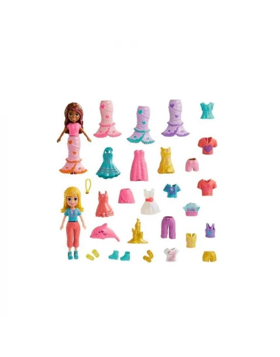 Polly Pocket ve Arkadaşları Işıltılı Deniz Kızı Moda Paketi HKV96