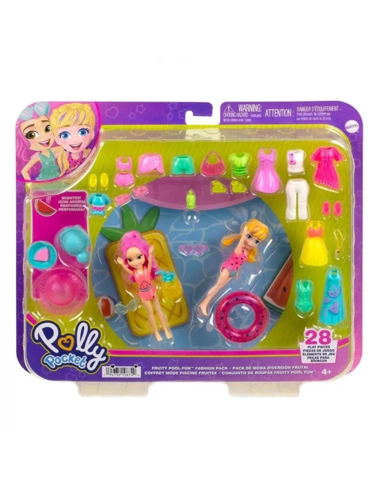 Polly Pocket ve Arkadaşları Meyveli Havuz Moda Paketi HKV95