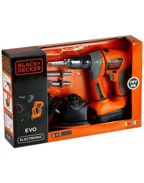 Smoby Black + Decker Evo 3ü 1 Arada Tamir Seti