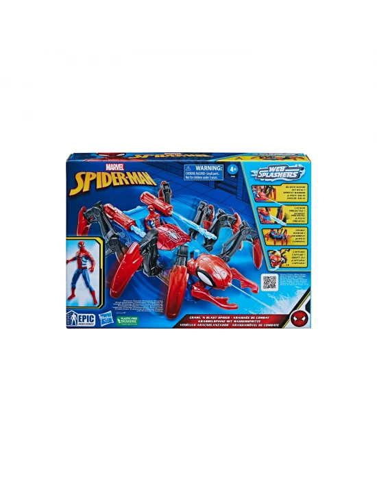Spider Man Spider-Man Su ve Dart Fırlatan Örümcek Araç F7845