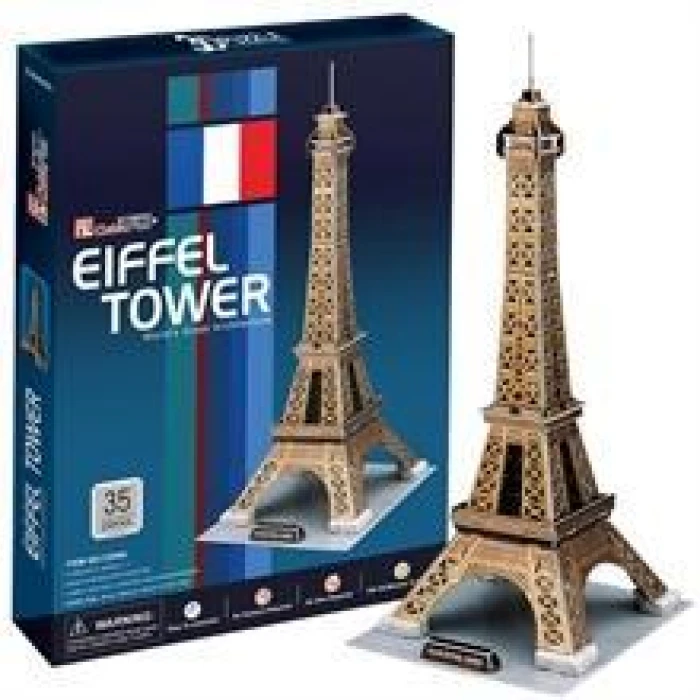Cubic Fun 3D 35 Parça Puzzle Eyfel Kulesi - Fransa