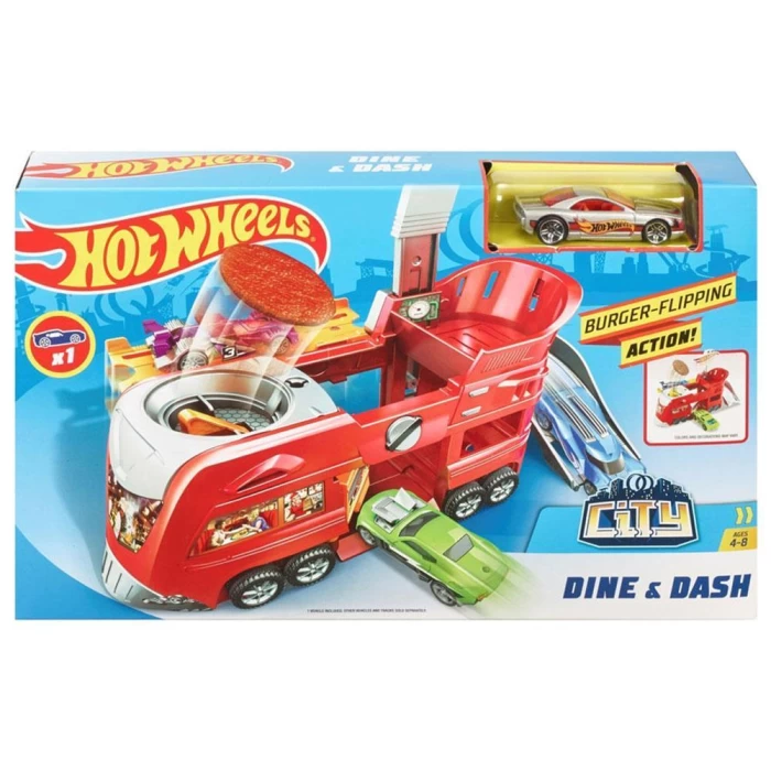 Hot Wheels Hareketli Restoran Oyun Seti