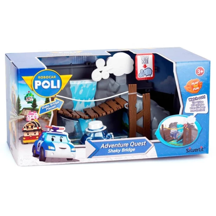 Robocar Poli Musty Macera Köprüsü Oyun Seti