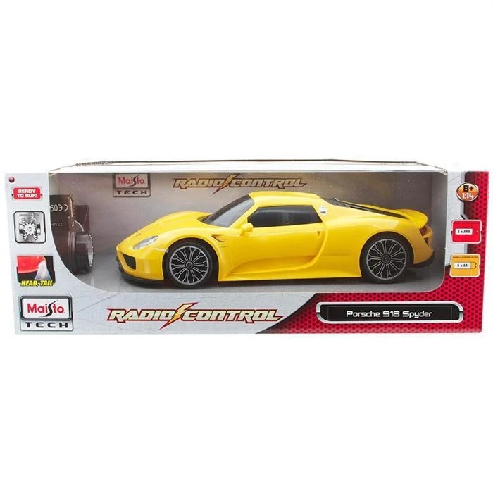 Maisto Tech Porsche 918 Spyder Uzaktan Kumandalı Araba 1:14 Sarı