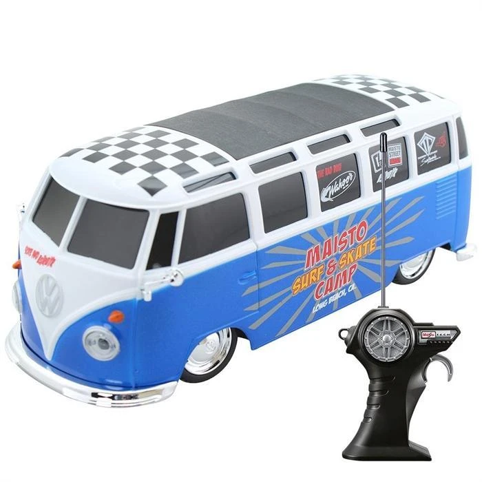 Maisto Tech Volkswagen Van Samba 1:24 Uzaktan Kumandalı ArabaMavi