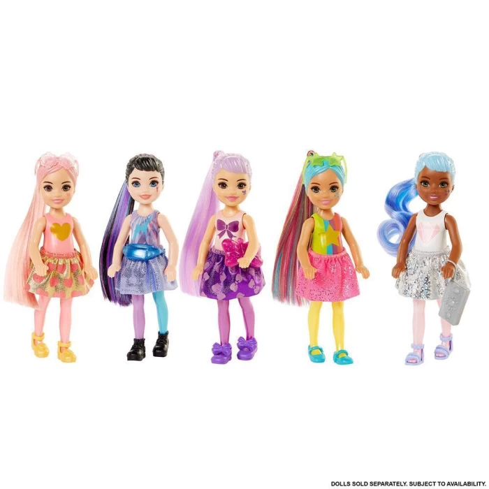 Barbie Color Reveal Renk Değiştiren Sürpriz  Chelsea Işıltılı Beb