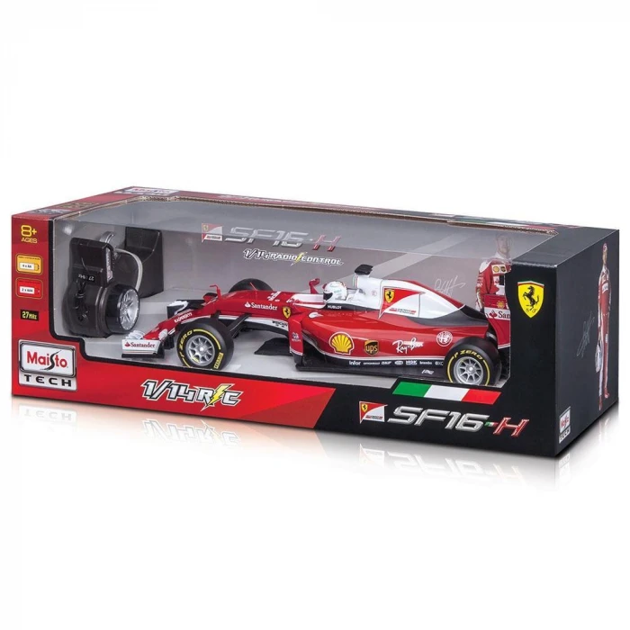 Maisto 1:14 Ferrari F1 SF16-H Sebestian Vettel Uzaktan Kumandalı