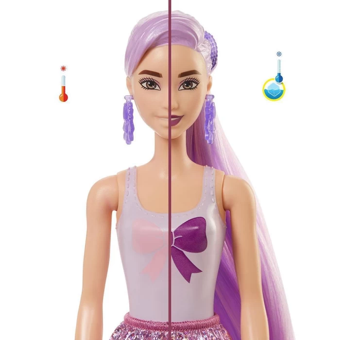 Barbie Color Reveal Renk Değiştiren Sürpriz Barbie Işıltılı Bebek