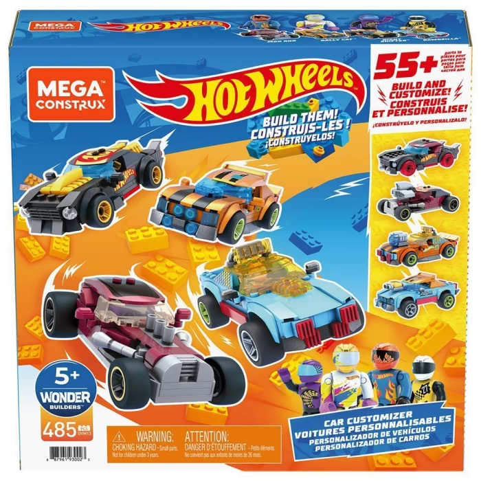 Mega Hot Wheels Aksesuarlı Dörtlü Araç Seti