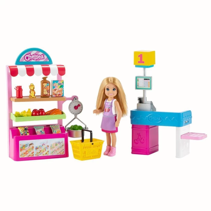 Barbie Market Çalışanı Chelsea ve Oyun Seti