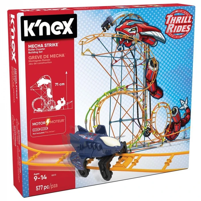 KNex Mecha Strike Roller Coaster 18515 (Motorlu)