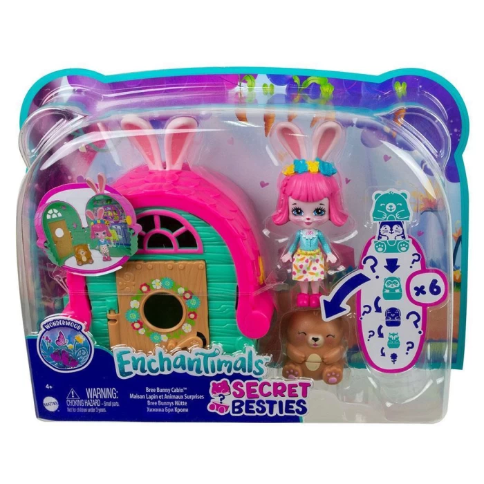 Enchantimals Secret Besties Tavşancık Breenin Kulübesi Oyun Seti