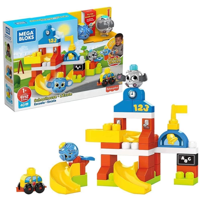 Mega Bloks Peek A Bloks Okul Oyun Seti