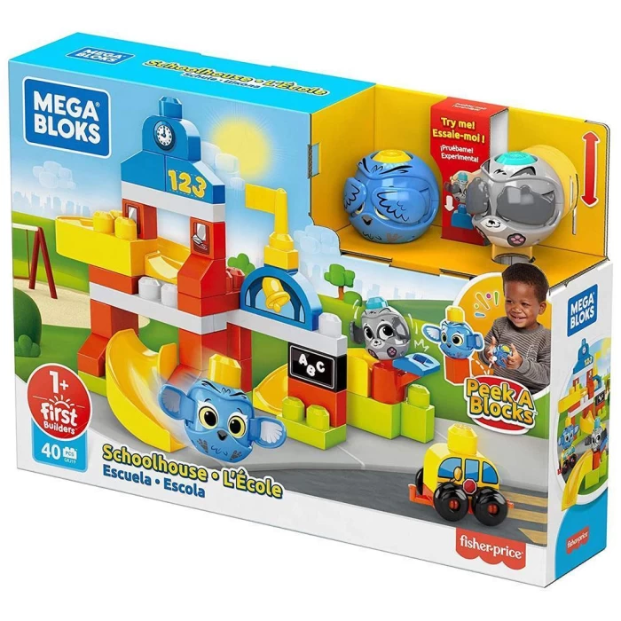 Mega Bloks Peek A Bloks Okul Oyun Seti