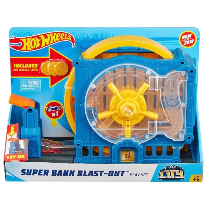 Hot Wheels Bankadan Kaçış Heyacanı Oyun Seti