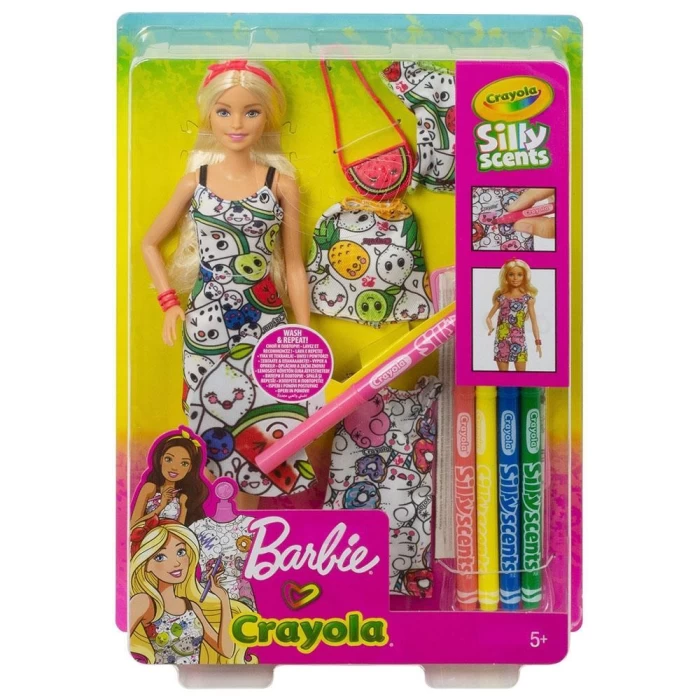 Barbie ve Crayola Renkli Kıyafetler