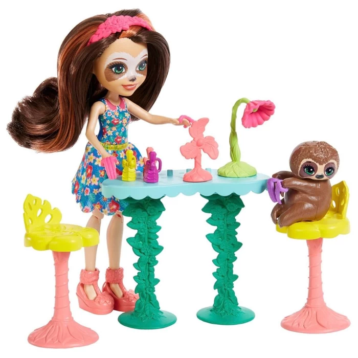 Enchantimals Sela Sloth ve Treebody Dinlenme Salonu Oyun Seti