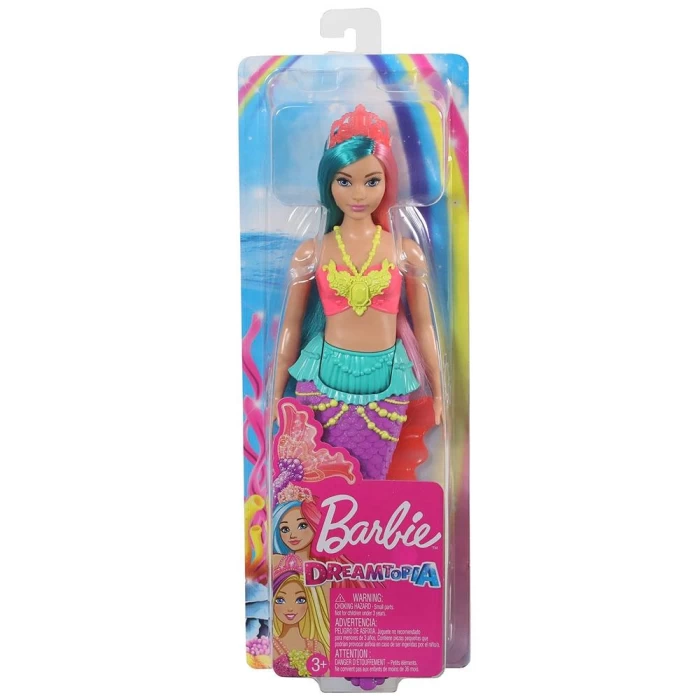 Barbie Dreamtopia Denizkızı Bebekler - Açık Tenli, Mavi, Pembe Sa